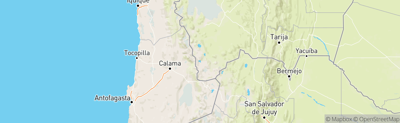 Mapa Bolívia