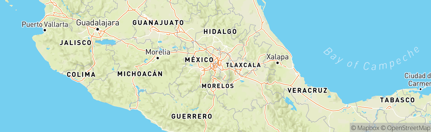 Mapa Mexiko