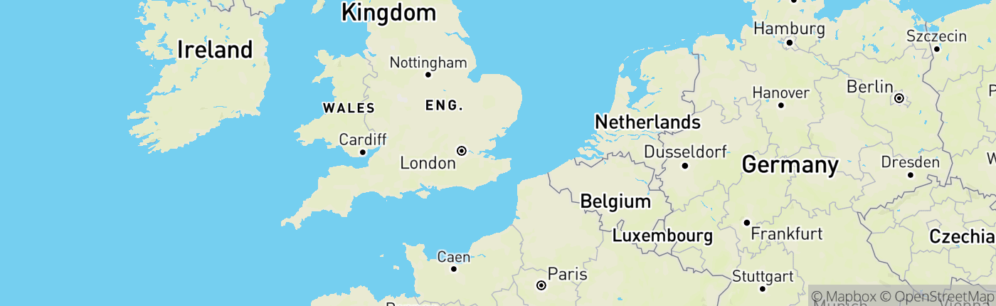 Mapa England, Spojené kráľovstvo