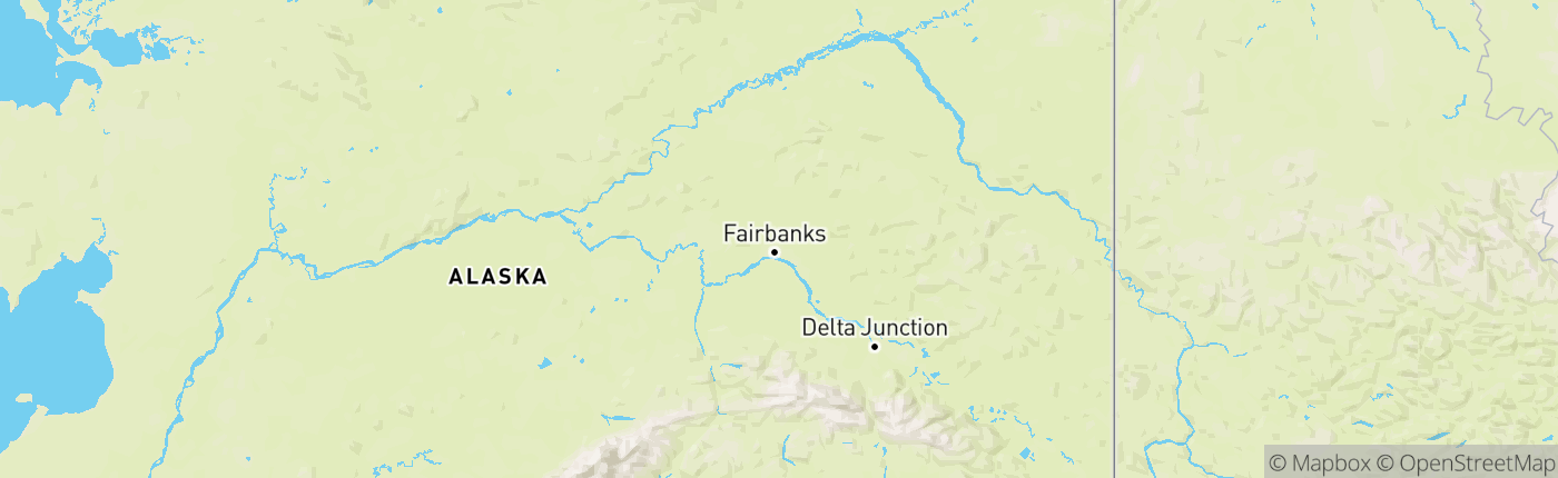 Mapa Aljaška, Spojené štáty americké