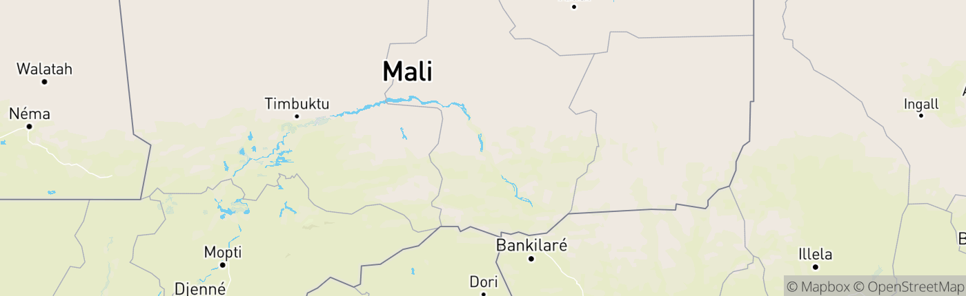 Mapa Mali