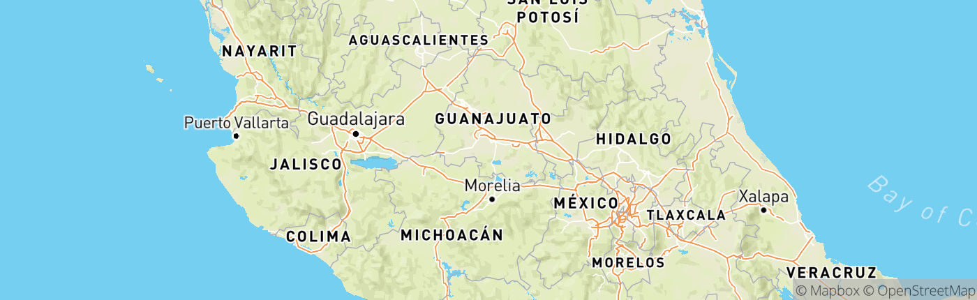 Mapa Mexiko