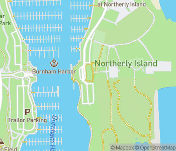 Mapa lokality Veža a terminál Meigs Field