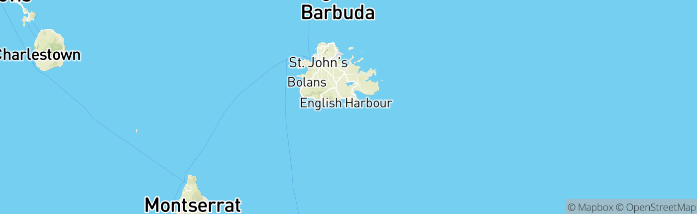 Mapa Antigua and Barbuda