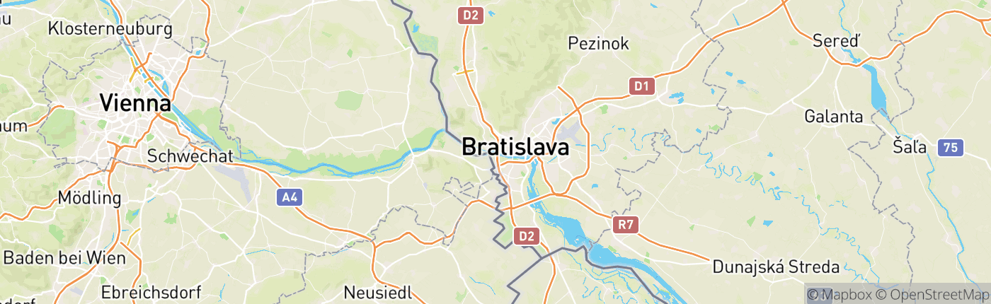 Mapa Slovensko