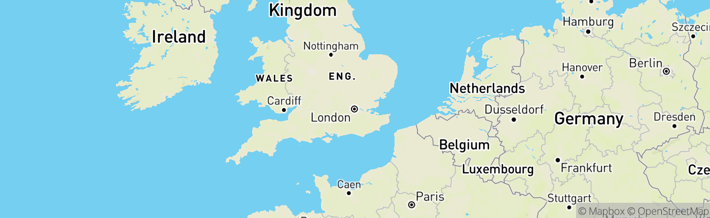 Mapa England, Spojené kráľovstvo