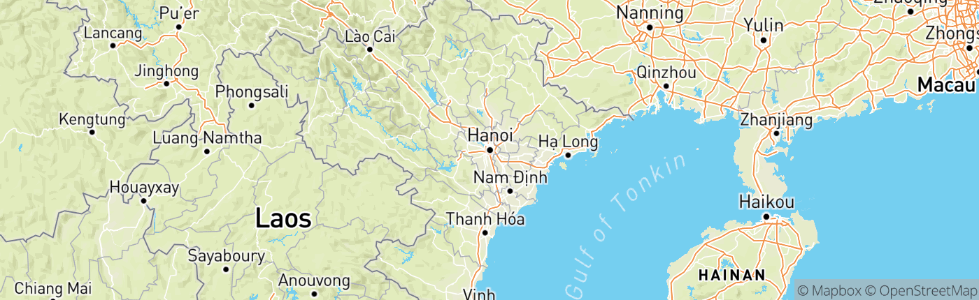 Mapa Vietnam