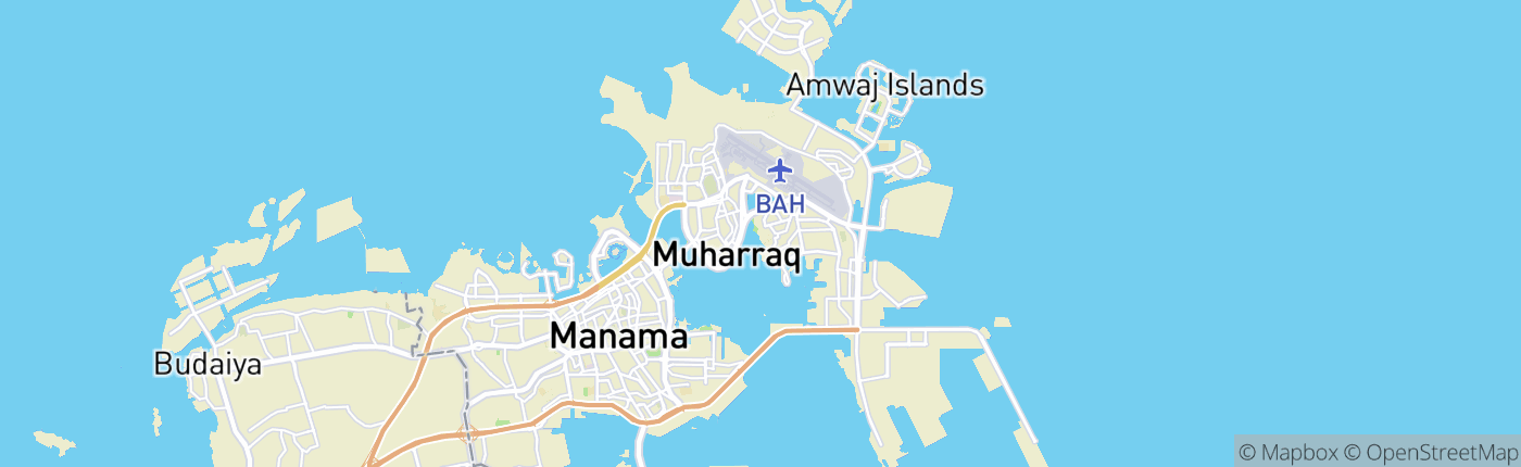 Mapa Bahrain