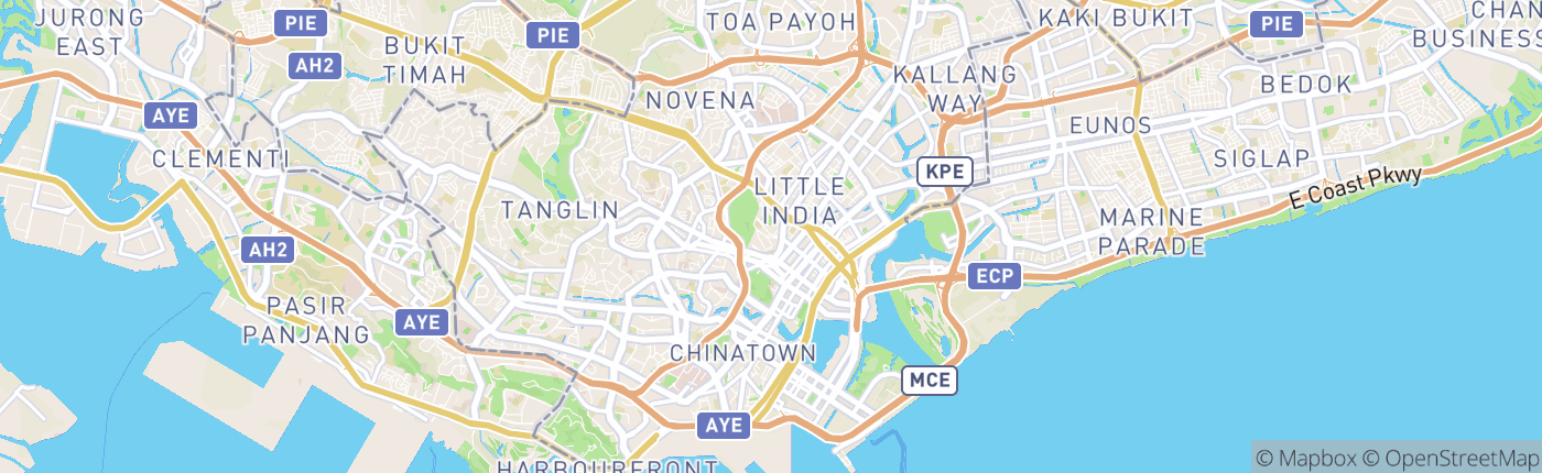 Mapa Singapur