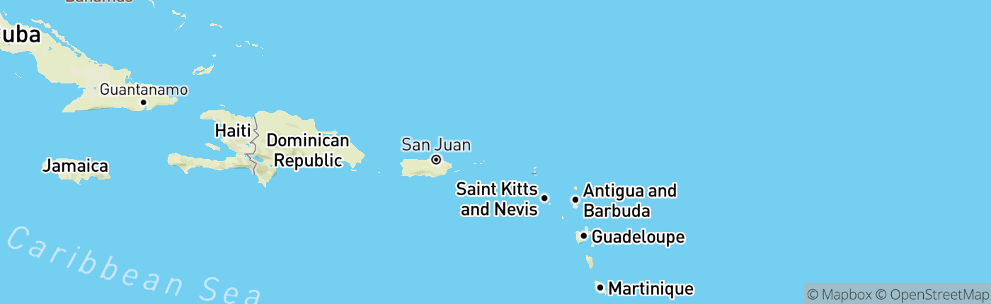 Mapa British Virgin Islands