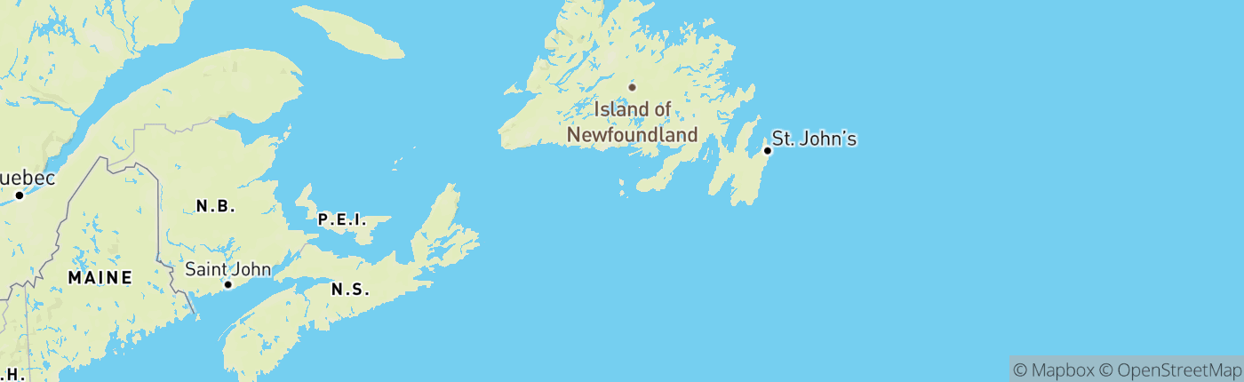 Mapa Saint Pierre and Miquelon