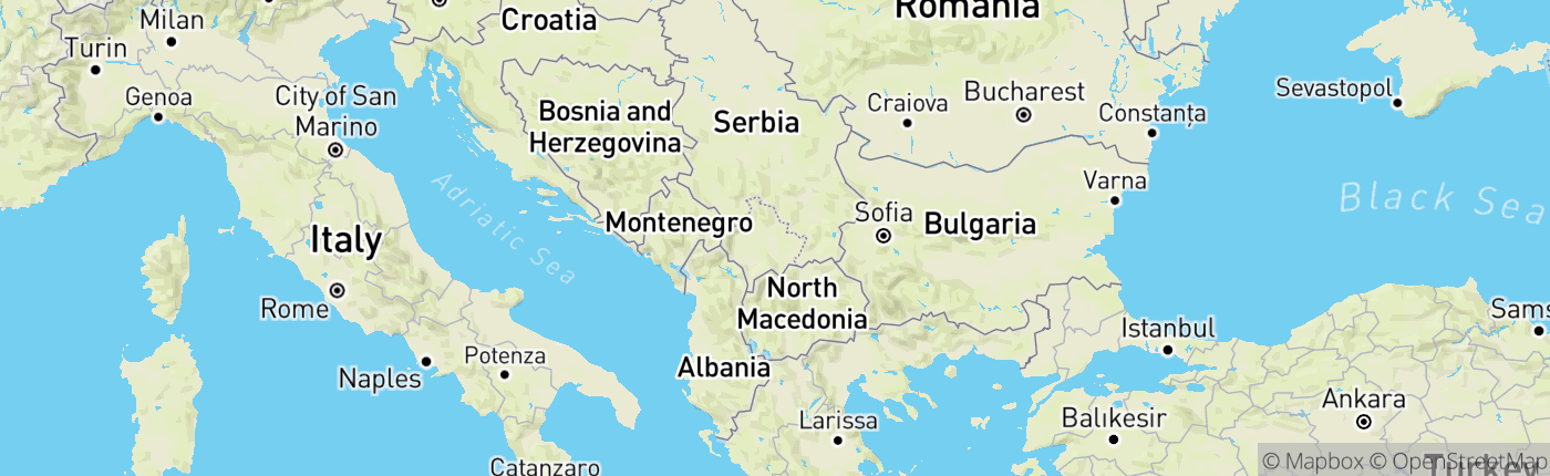 Mapa Kosovo