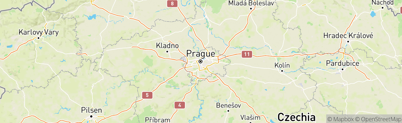 Mapa Česko