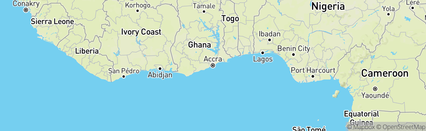 Mapa Ghana