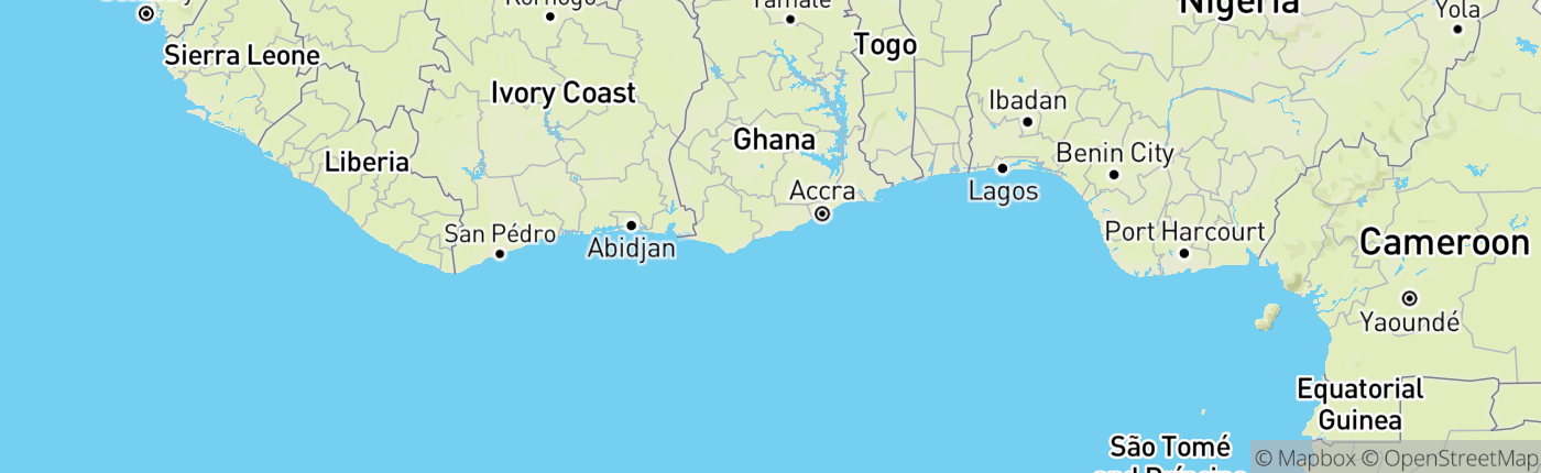 Mapa Ghana