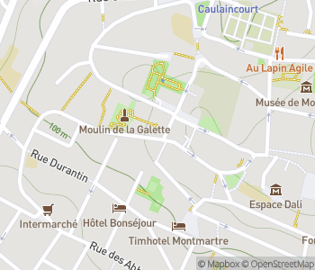 Mapa lokality Le Moulin de la Galette