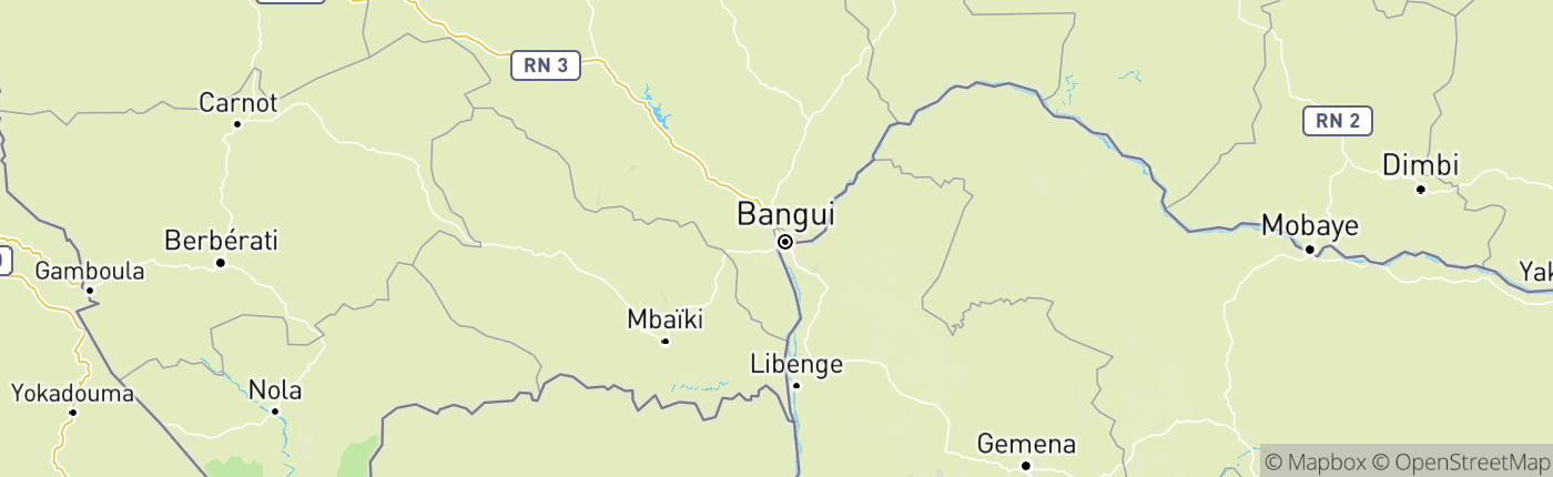 Mapa Centrafrique