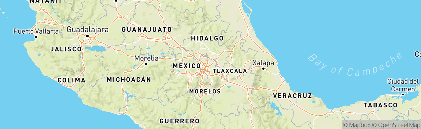 Mapa Mexiko