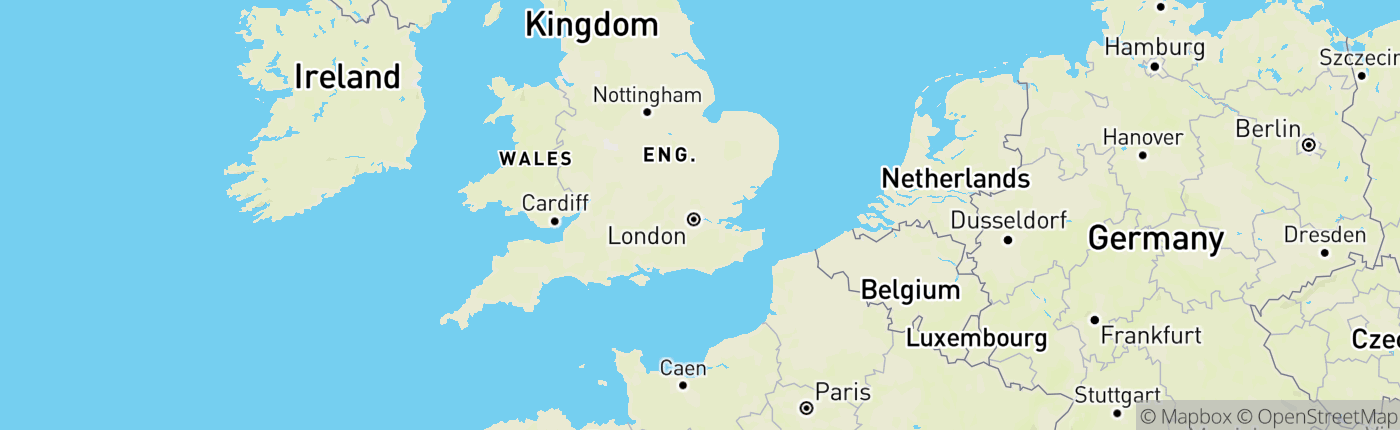 Mapa England, Spojené kráľovstvo