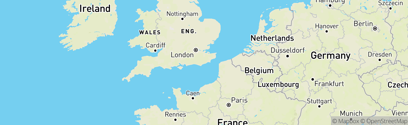 Mapa England, Spojené kráľovstvo