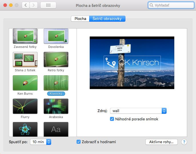 Screensaver Mac OS X