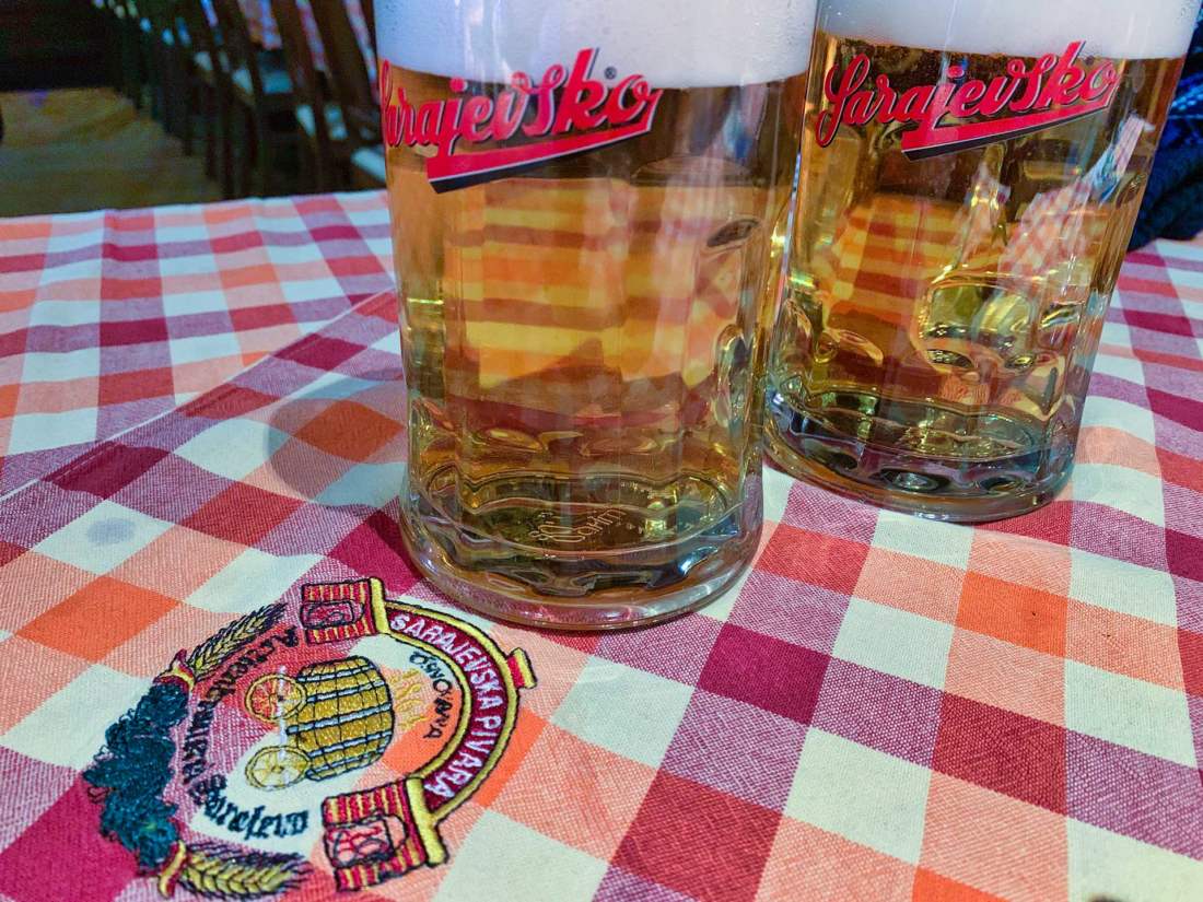 Beer in Sarajevo