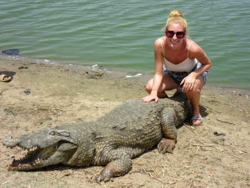 Jazero posvätných krokodílov