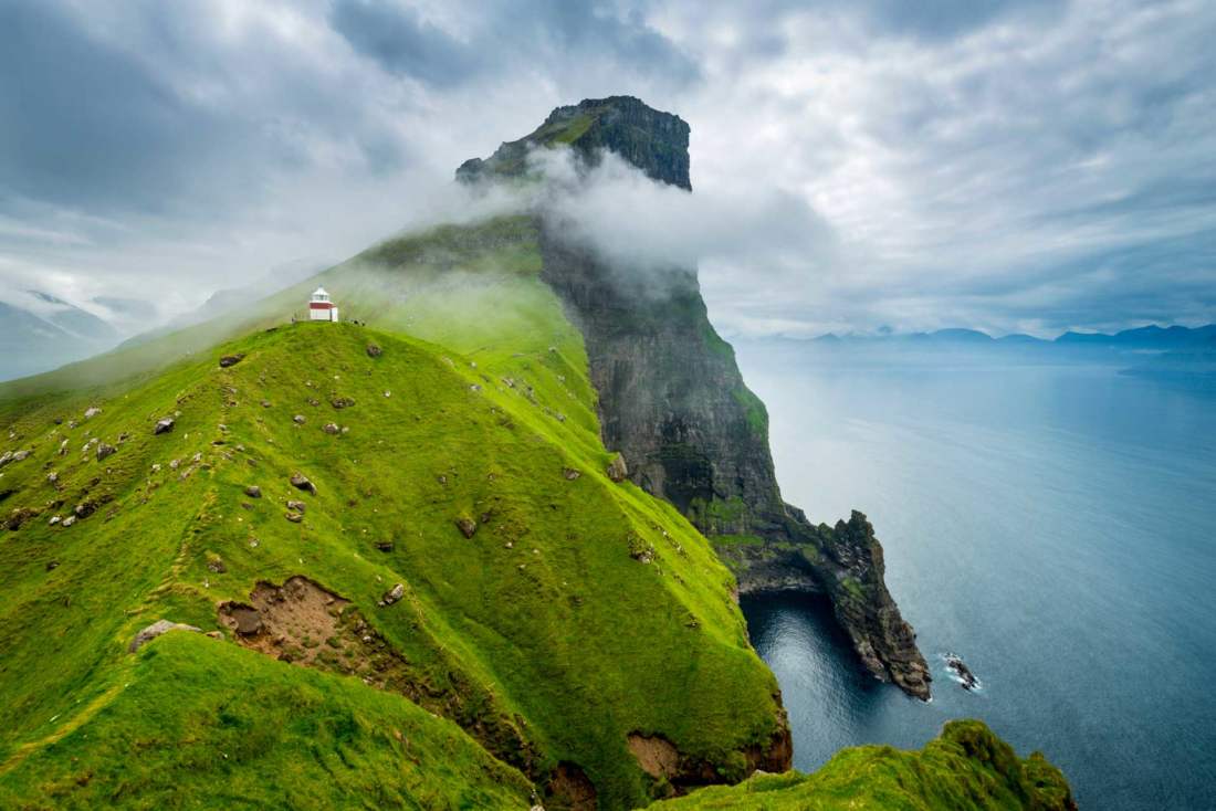 Maják Kallur Faerské Ostrovy Placemania