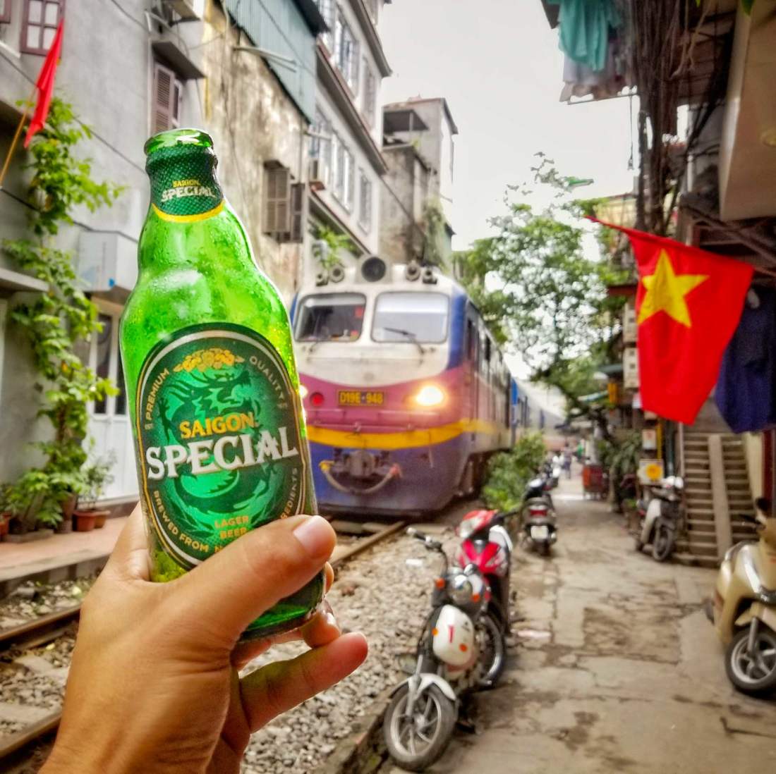 Hanoi Train Street, Vietnam