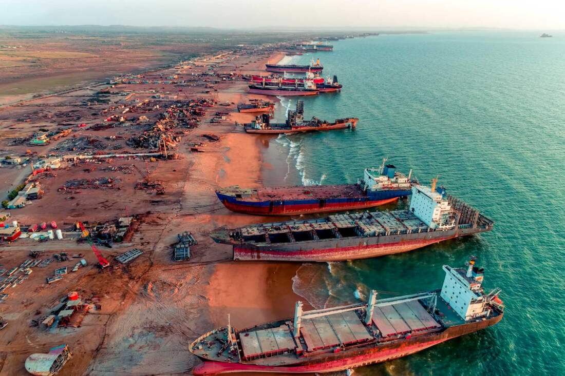 Vraky lodí, Pakistan
