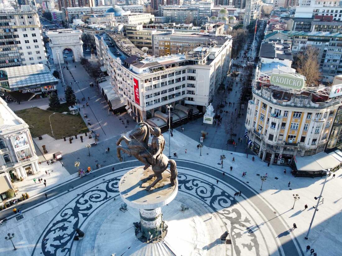 Statues Skopje