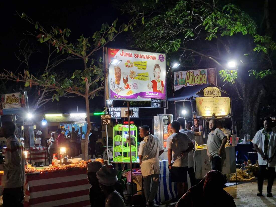 Night Food Market, Zanzibar