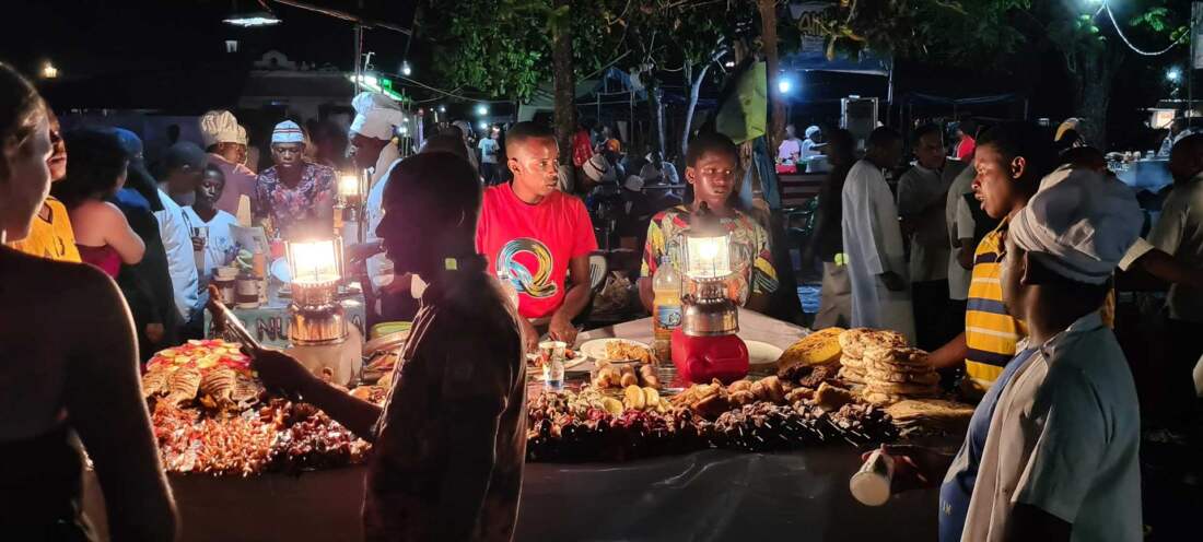 Night Food Market, Zanzibar