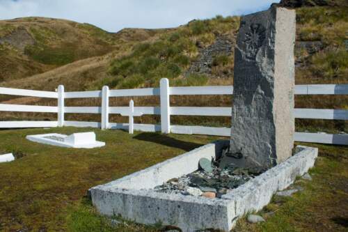 Grave of Ernest Shackleton