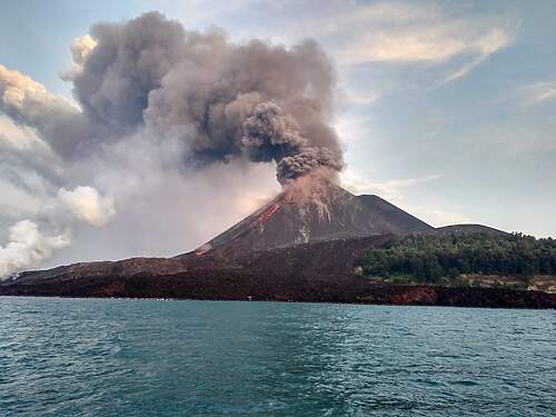 sopka Krakatoa